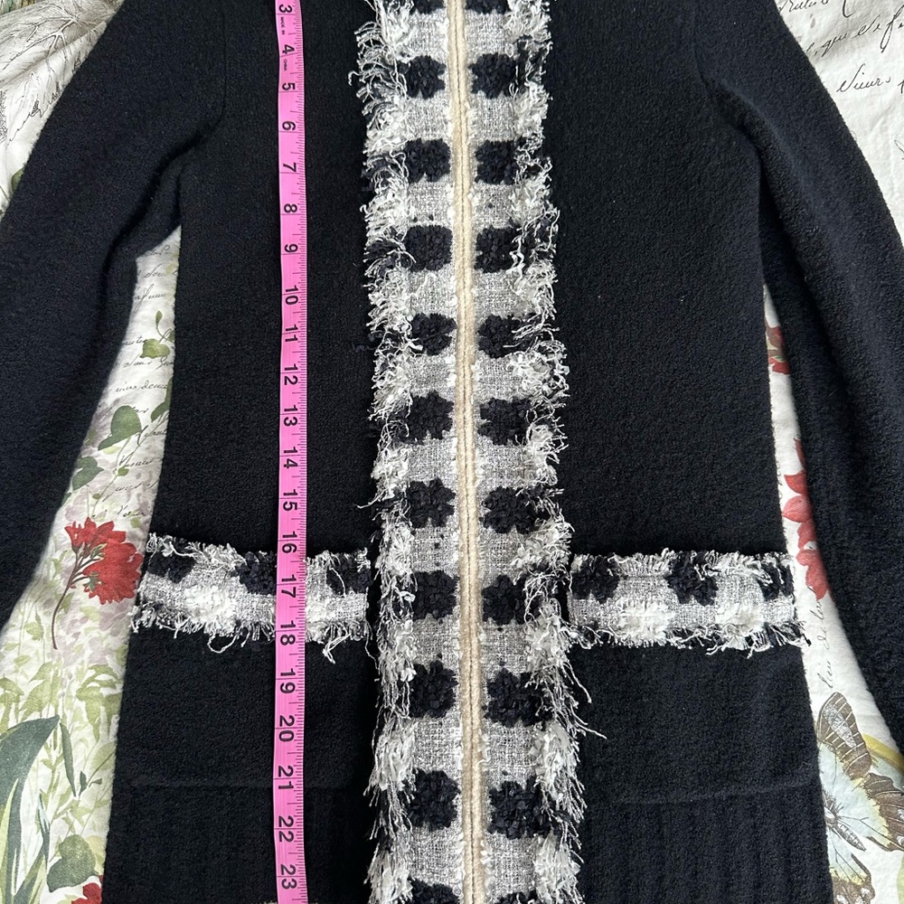 Chanel Zip Up Cardigan size 36 - Picture 2 of 6